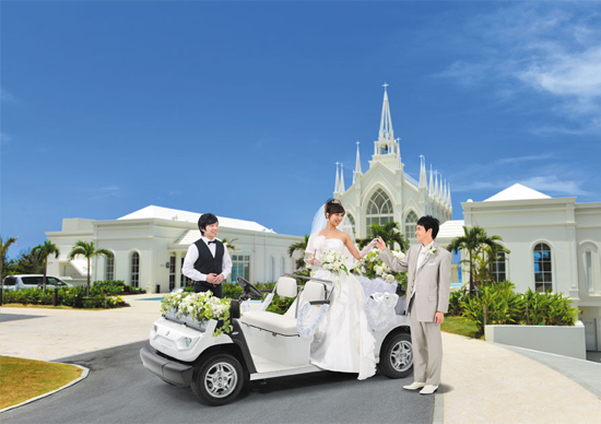 愛媛ユーキ/ゴルフカー利用用途/結婚式場